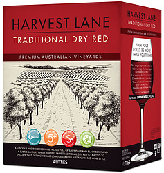 HARVEST LANE TRADITIONAL DRY RED 4L CASK