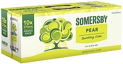 SOMERSBY PEAR CIDER CAN 10PK