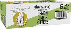 BUNDABERG ALC LEMON LIME BITTERS CAN 24PK