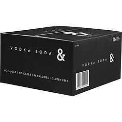 AMPERSAND VODKA SODA BLACK CANS 16PK