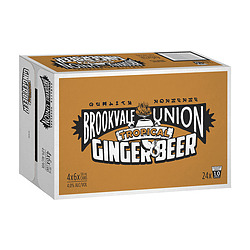 BROOKVALE UNION GINGER BEER TROPICAL CANS