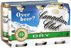 CANADIAN CLUB 3.5% AND DRY CAN 24PK