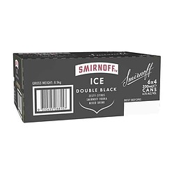 SMIRNOFF ICE BLACK CANS