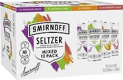 SMIRNOFF SELTZER MIXED 12PK