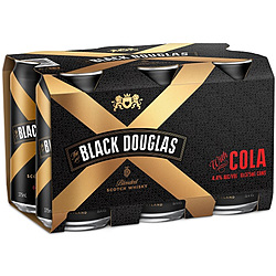 BLACK DOUGLAS AND COLA CAN