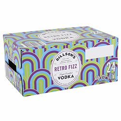 BILLSONS VODKA + RETRO FIZZ CANS 24PK