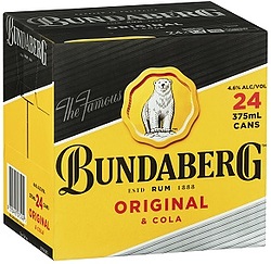 BUNDABERG RUM UP AND COLA CUBE