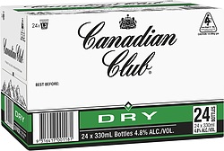 CANADIAN CLUB AND DRY STUBBIES