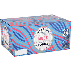 BILLSONS VODKA + MUSK CANS 24PK