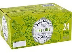 BILLSONS VODKA + PINE LIME CANS 24PK