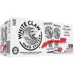 WHITE CLAW RASPBERRY CAN 330ML 24PK