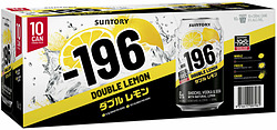 SUNTORY -196 LEMON  6% 330ML CANS 10PK