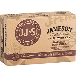 JAMESON 6.3% AND RAW COLA CAN