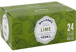 BILLSONS VODKA + LIME CANS 24PK