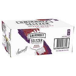 SMIRNOFF SELTZER MIXED BERRY CANS 250ML