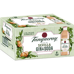 TANQUERAY SEVILLA AND SODA BTL 24PK