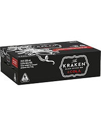 KRAKEN SPICED RUM AND COLA CANS