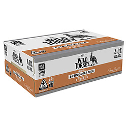 WILD TURKEY AND ZERO CANS 24PK