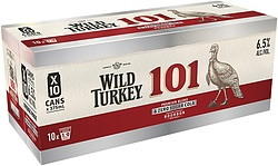 WILD TURKEY 101 AND ZERO CAN 10PK