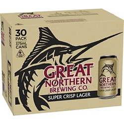 GREAT NORTHERN SUPER CRISP  3.5% BLOCK 375ML 30PK