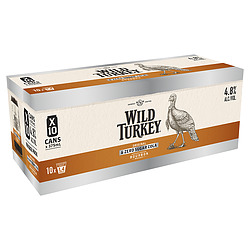 WILD TURKEY AND ZERO CANS 10PK