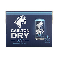 CARLTON DRY 3.5% BLOCK 375ML 30PK