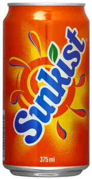 SUNKIST ORANGE CAN