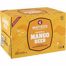 MATSOS MANGO BEER 330ML STUBBIES