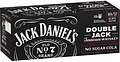 JACK DANIELS DOUBLE JACK AND ZERO CAN 10PK