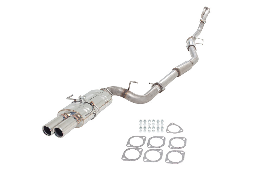 Nissan 200SX S15 3" Turbo-Back With METALLIC CAT and OVAL TWIN TIP REAR MUFFLER - Image 1