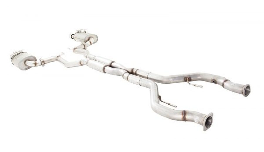 Holden Commodore VE VF Ute Raw 409 Stainless Steel Cat-Back System With Twin 2.5" Piping - Image 1