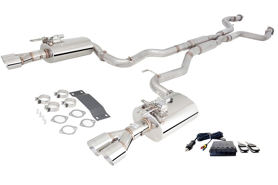 Holden Commodore VE-VF Ute Raw 409 Stainless Steel Cat-Back System With Twin 2.5" Piping VAREX Rear Mufflers - Image 1