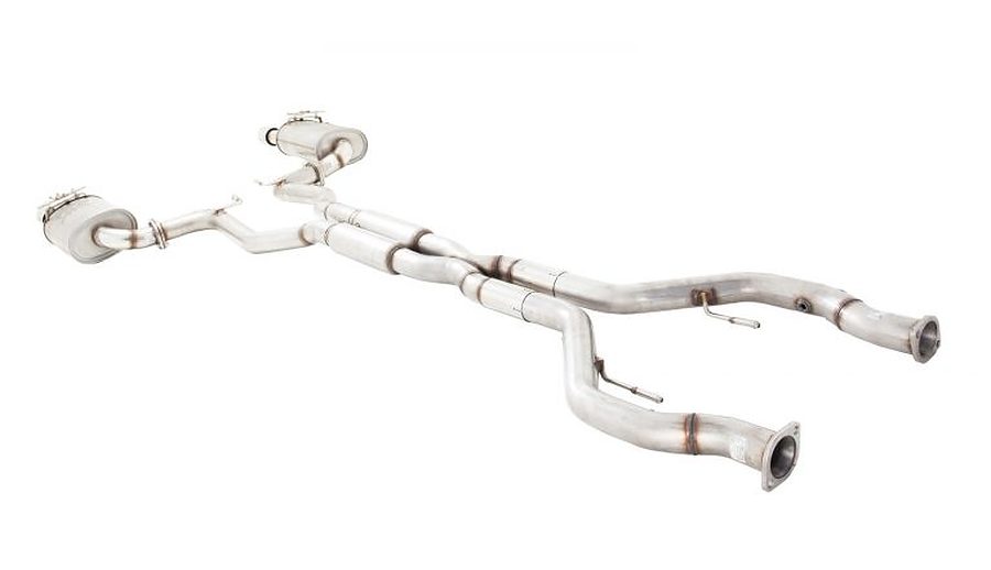 Holden Commodore VE-VF Ute Raw 409 Stainless Steel Cat-Back System With Twin 3" Piping VAREX Rear Mufflers - Image 1