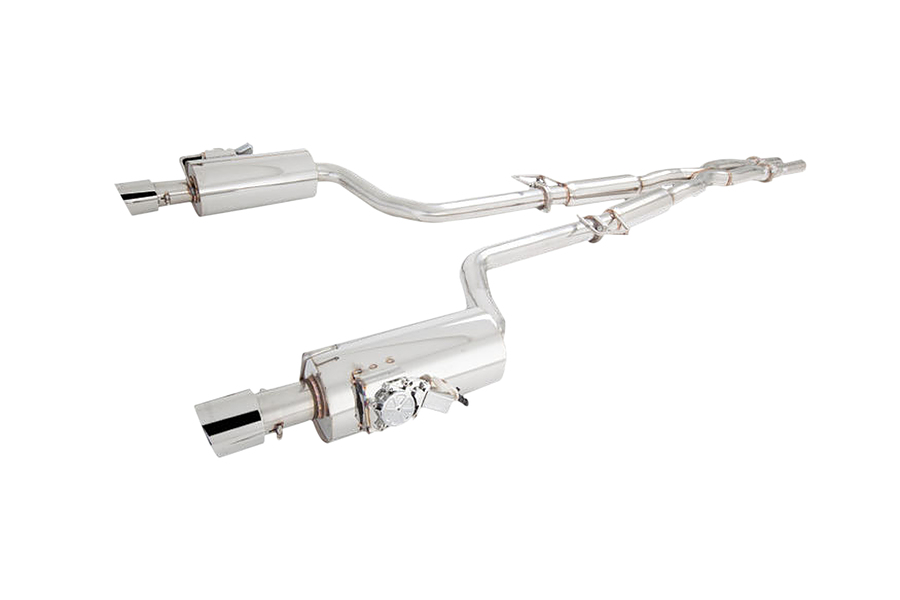 XFORCE Chrysler 300C Stainless Steel Twin 3" Cat-Back System With VAREX Mufflers - Image 2