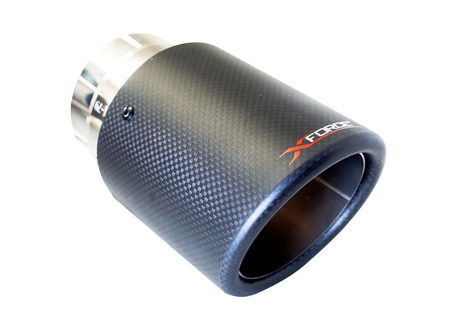 Ford Mustang 2015-18 Carbon Fibre Tips suit round muffler - Image 1