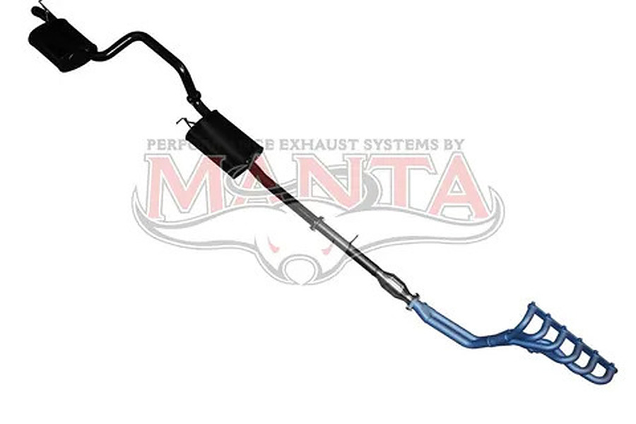 Manta Aluminised Steel 2.5" Single full-system (quiet) for Ford Territory SX, SY 4.0 Litre Non-Turbo Petrol - Image 1