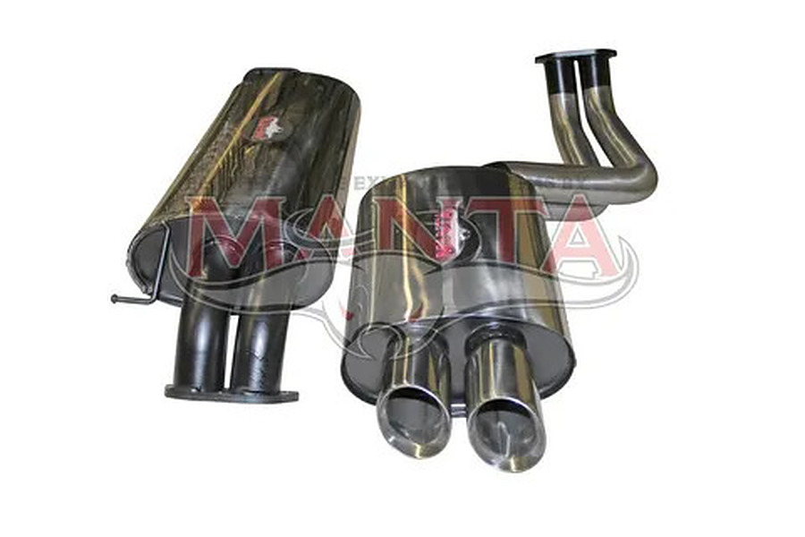 Manta Stainless Steel 2.5" Dual Cat-Back (quiet) for Ford Territory SX, SY 4.0 Litre Turbo 6 Cylinder Petrol - Image 5
