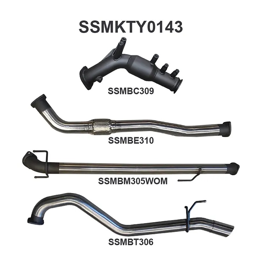 Manta Stainless Steel 3.0" with Cat turbobackdpfdelete (loud) for