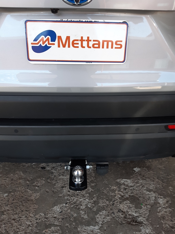 Trailboss Towbar for Toyota RAV4 GEN 5 5D SUV (All Variants) - 1500/150KGS Towing Capacity-Vehicles built 1/19-on (check tow rating of vehicle is 1500KGS) - Image 1