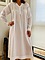more on Cotton Nightie MND 774  Cotton nightie 48 inch white long sleeve with embroidery