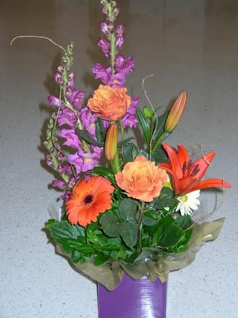 Tall Pastel Box Arrangement Tall Pastel Box Arrangement - Image 1