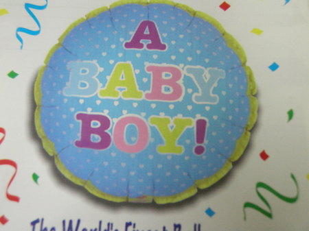 Baby Boy Balloon - Image 1