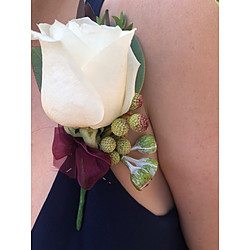 more on Buttonhole White Rose and Berry