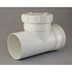 DWV Test Opening Tee MF with Cap 100 mm