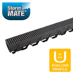 Reln Storm Mate Channel and Grate Stainless Steel 1000mm (L) x 120mm (W) 85mm (D)