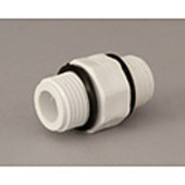 PVC Nipple with rubber O rings 15mm (1/2")