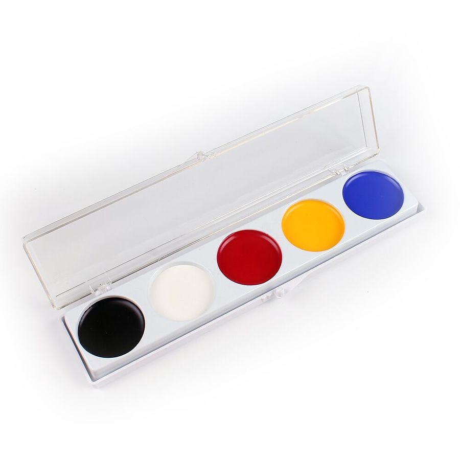 5 Color Palette (Cream Makeup- with yellow)  1.25oz (35g) - Image 1