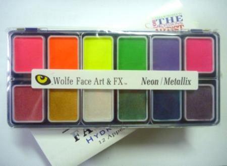 12 Neon_Metallix Colour Face Paint Appetizer - 5 LEFT - Image 1