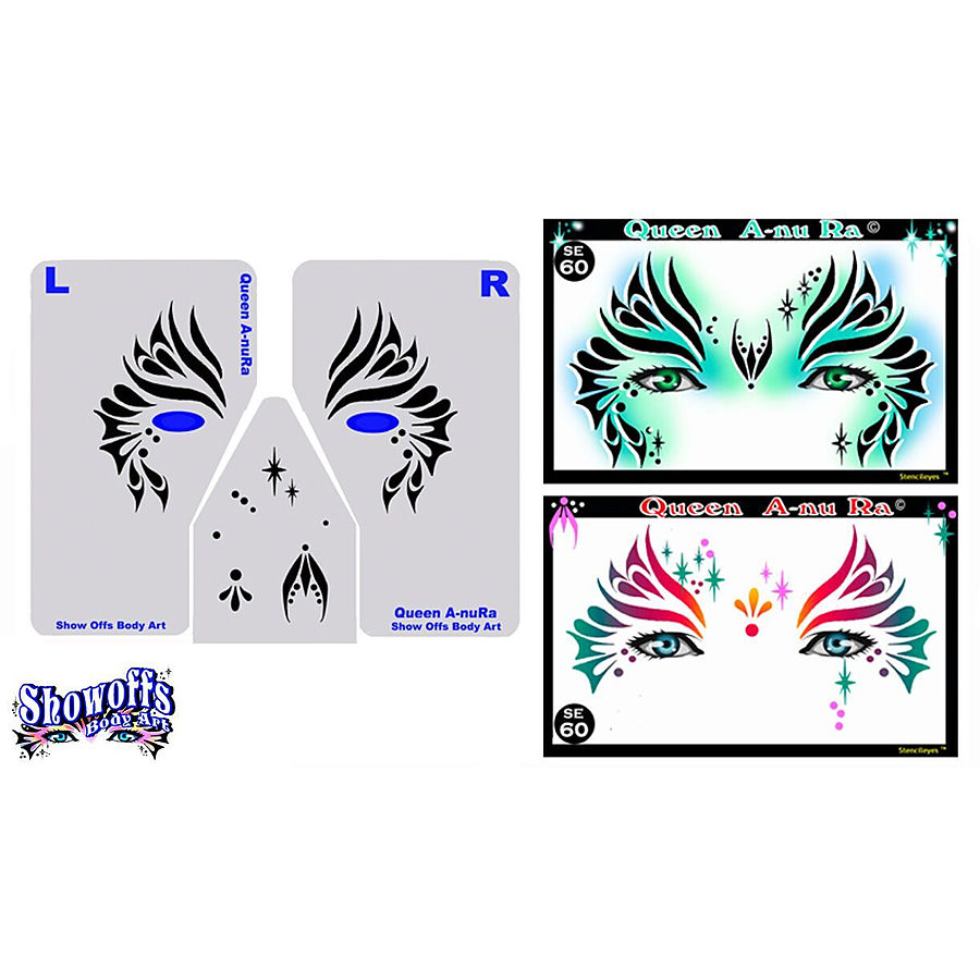 STENCIL EYES - Queen A-nu Ra - Adult Size 60SE - ONLY 1 LEFT - Image 1