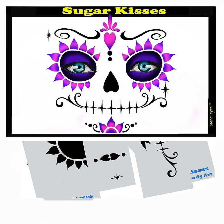 STENCIL EYES - Sugar Kisses - SE-SK - 3 LEFT - Image 1